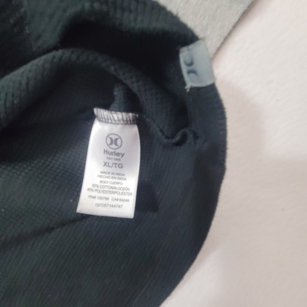Hurley Men's Pullover Jersey Style XL Black Cotton‎ Short Sleeve Crew Neck - Picture 6 of 7
